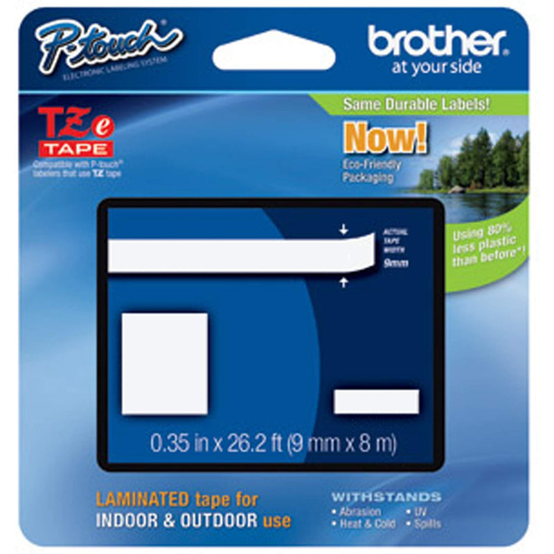 Brother Mobile TZE242 P-Touch Standard Laminated Tape, 3/4" W x 26.2' L, Red on White