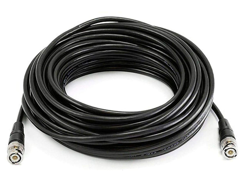 Monoprice 50ft RG/58 AU 48% Braid - Black - (106922)