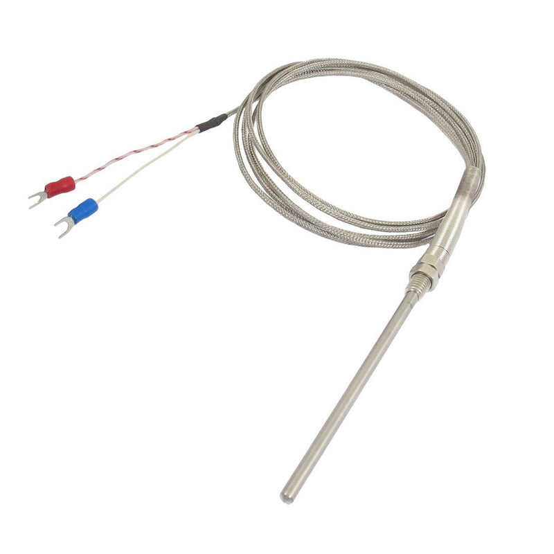 uxcell 0-400C 100mm x 5mm Probe K Type Thermocouple Temperature Sensor