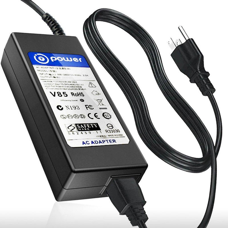 T-Power 3-Pin Ac Dc Adapter Charger Compatible with Epson M235A TM-T88II TM-88III PS-180 POS Receipt Thermal Direct Label Printer Power Supply Cord