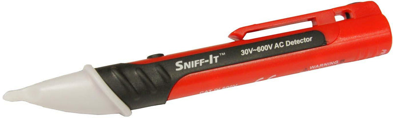 Triplett Sniff-It Non-Contact AC Voltage Detector with Overload Protection, Detects 30V - 600V (9602) 9602 Sniff-It
