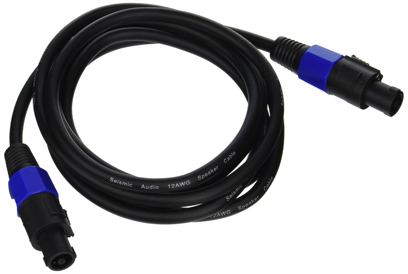 Seismic Audio - TW12S10 - Speakon to Speakon Speaker Cable 10' 10 Feet Black