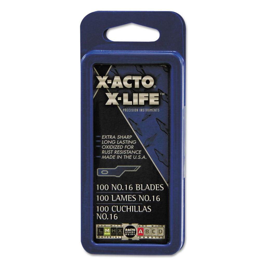 X-ACTO #16 Bulk Pack Blades for X-Acto Knives, 100/Box