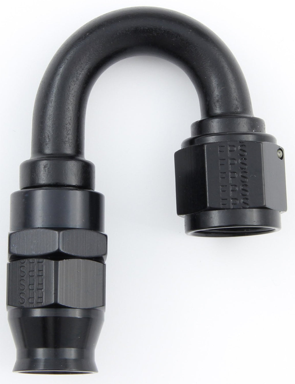 Fragola 681808-BL Black Size (-8) 180° PTFE Hose Fitting