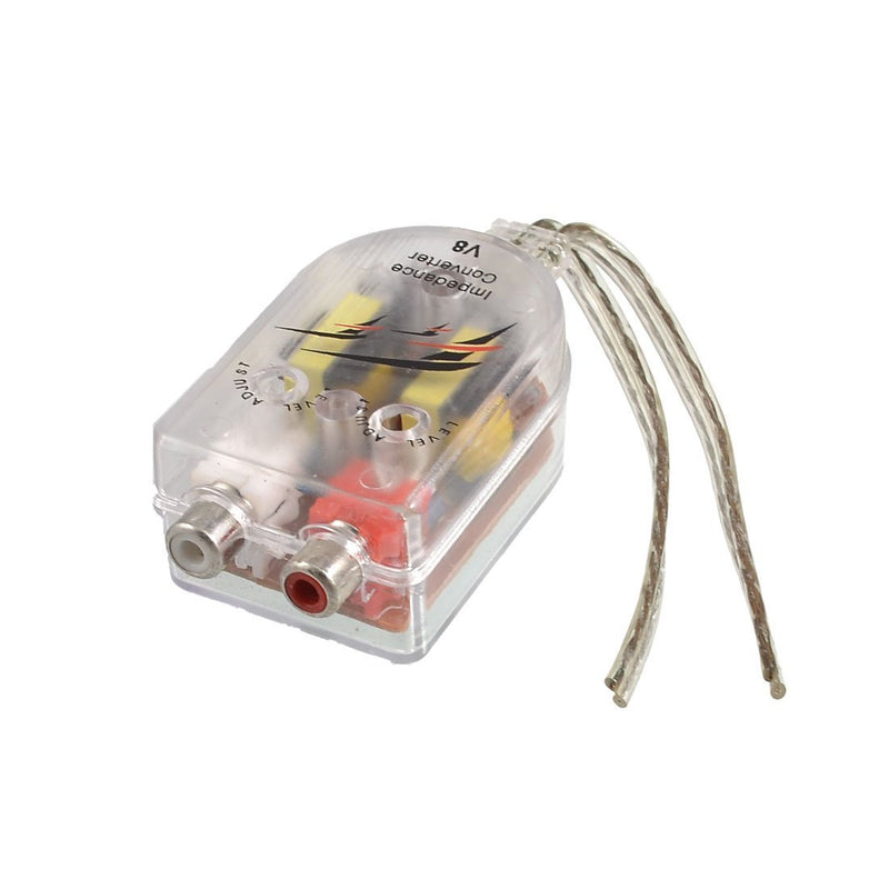uxcell High to Low Impedance Converter Speaker to RCA Line for Vehicle