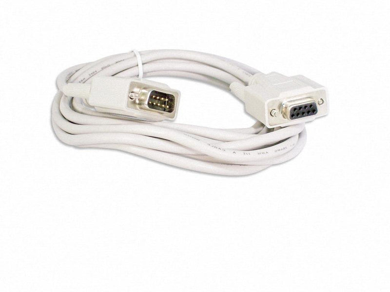 YCS Basics 10 Foot DB9 9 Pin Serial / RS232 Male/Female Extension Cable 010 Ft