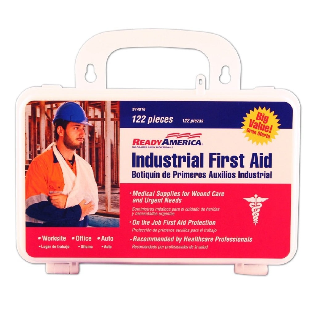 Ready America 74016 Industrial First Aid Kit, 122-Piece