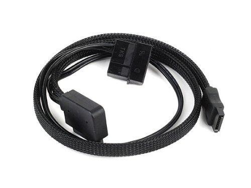 Silverstone Tek Sleeved Slim-SATA to SATA Adapter Cable (CP10)