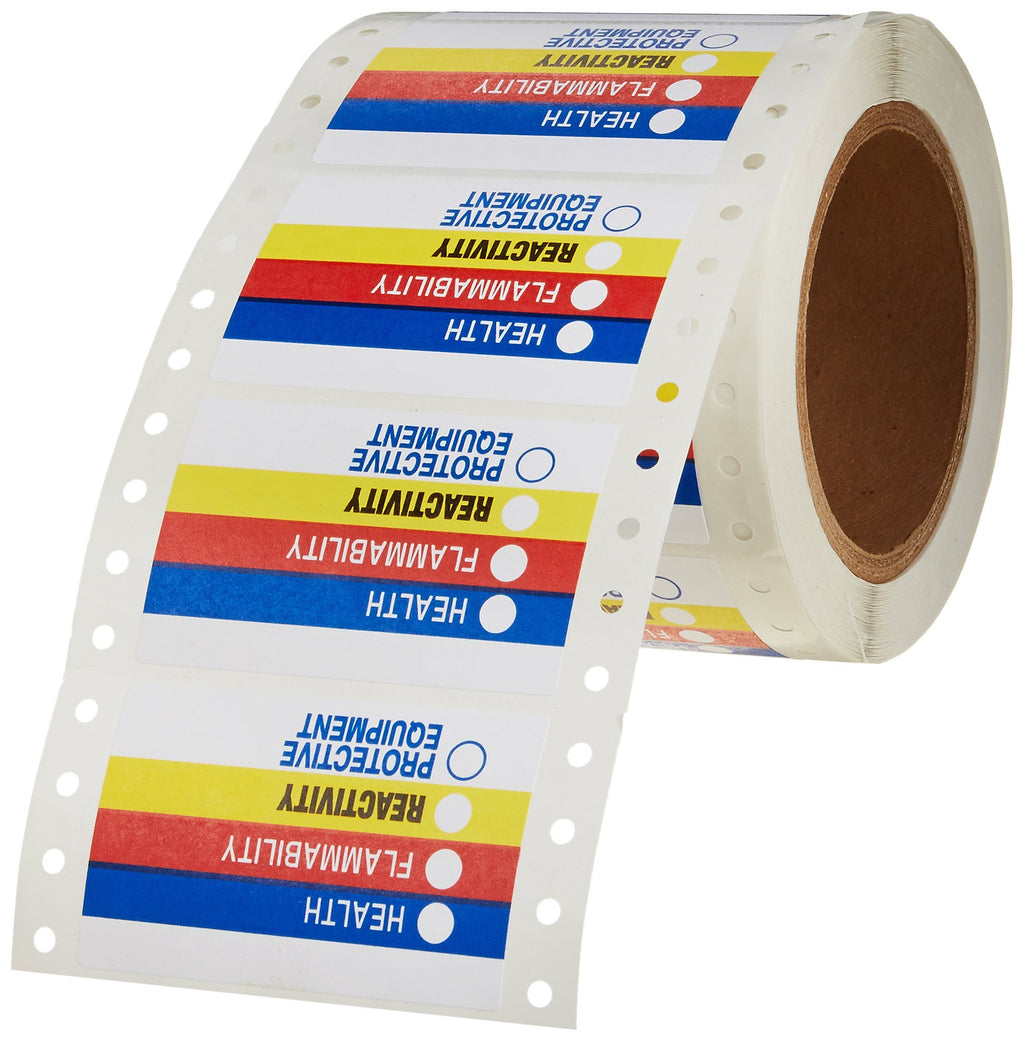 Brady 99192 3.0"x1.875" Heightmig Label 500/Roll , 3" Height x 1.875" Width