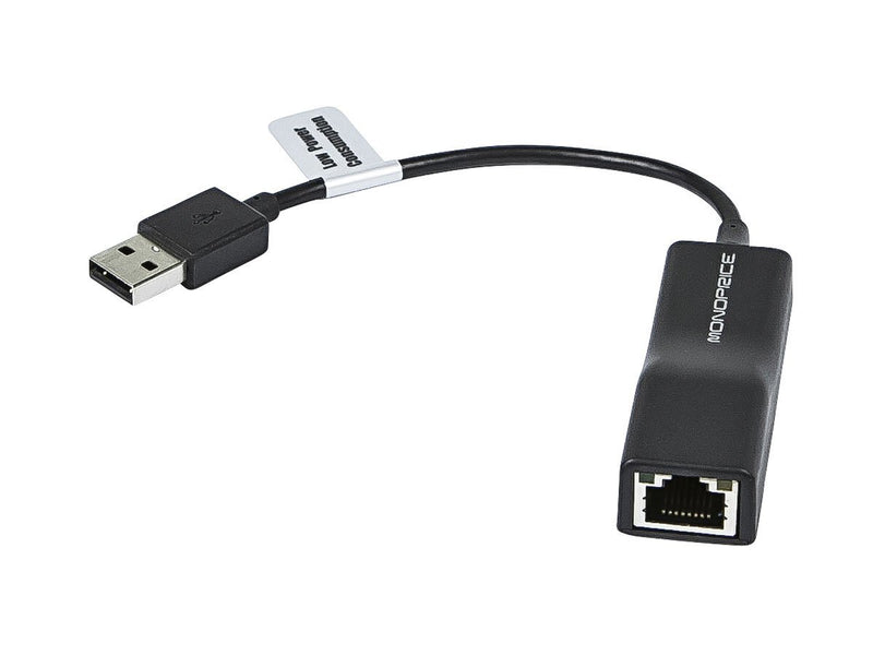 Monoprice USB 2.0 Ultrabook Ethernet Adapter (109466)