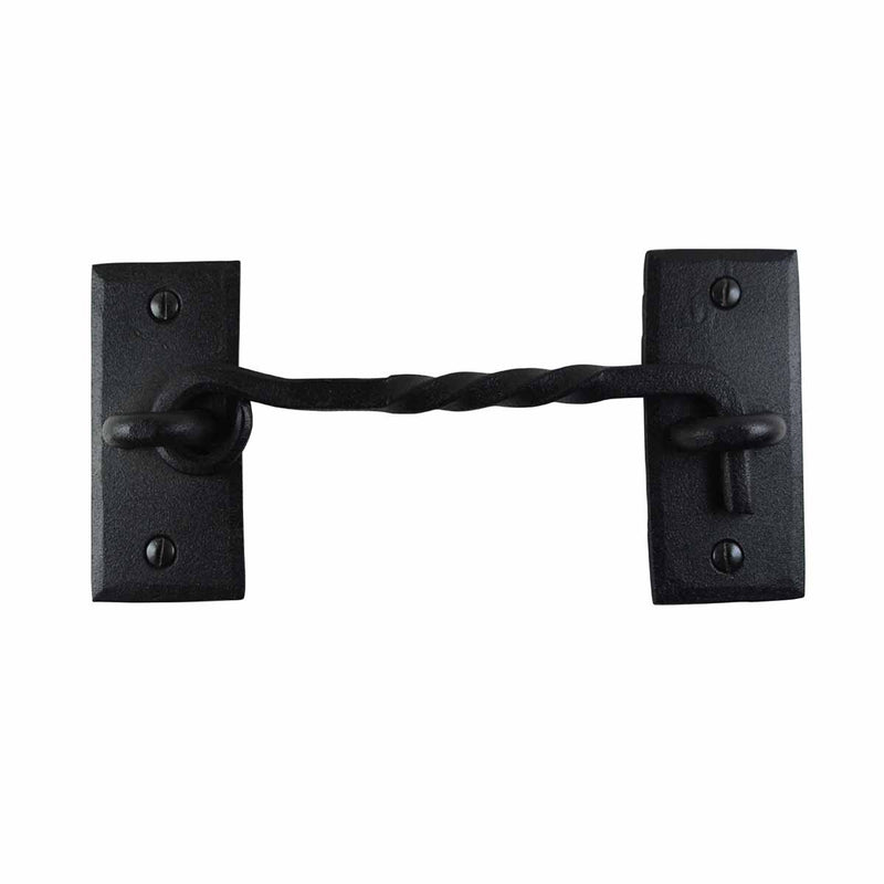 Renovator's Supply Wrought Iron Cabin Hook Black Rustproof Finish 6 in.
