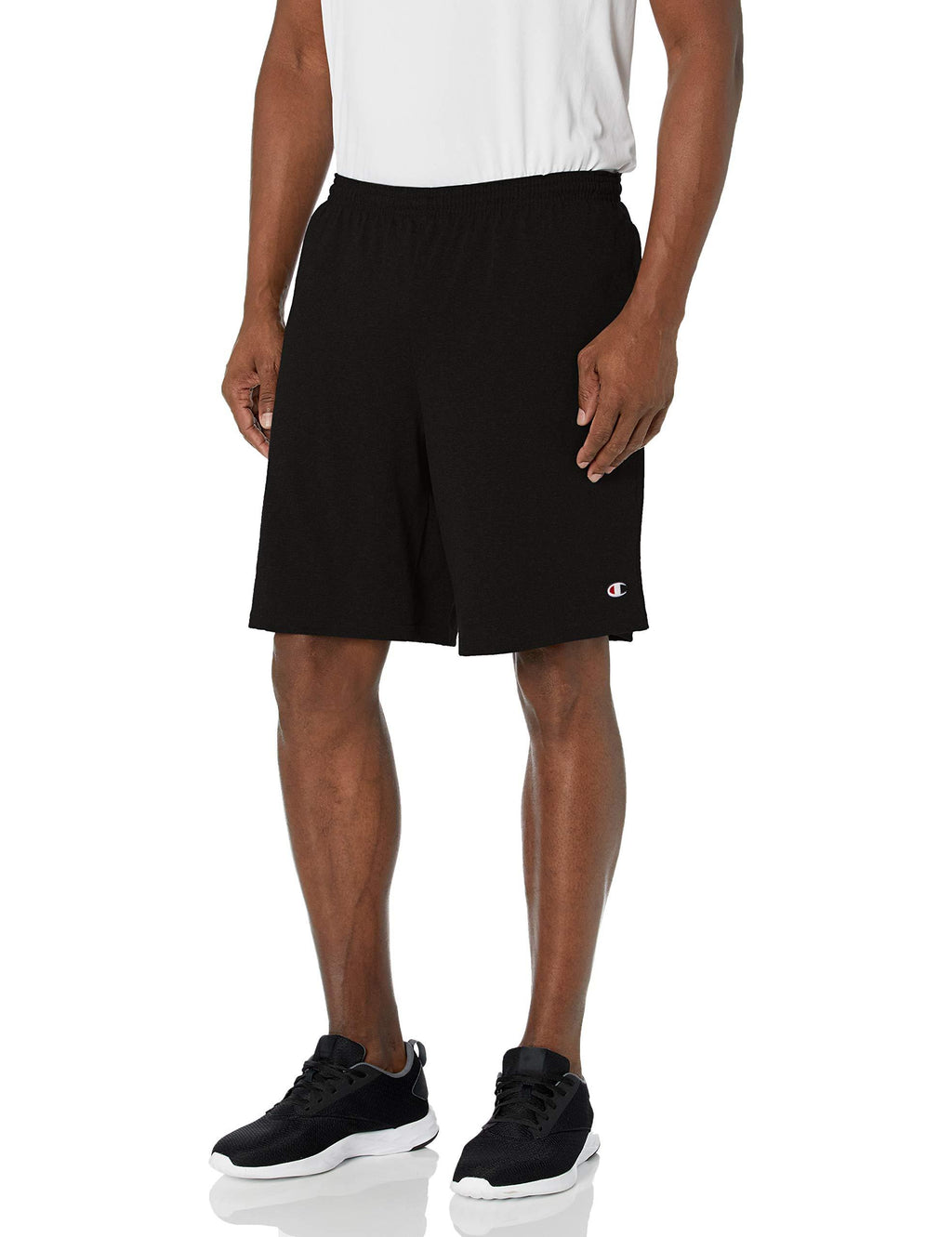 Champion Men's 9" Jersey Short with Pockets Small Black