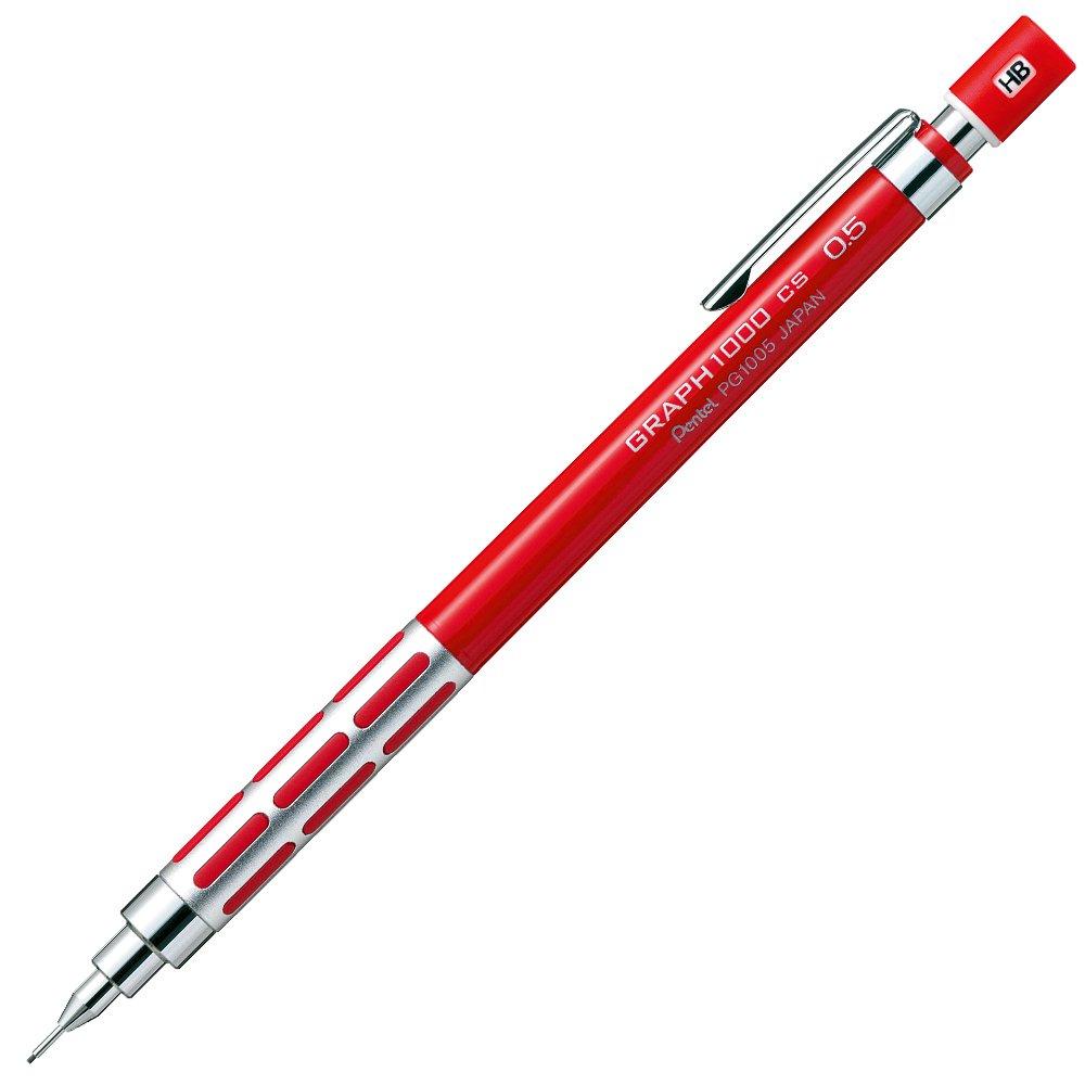 Pentel Mechanical Pencil Graph1000 0.5mm Red