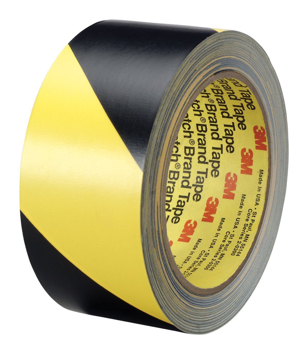 3M Safety Stripe Tape 5702, Black/Yellow, 2 in x 36 yd, 5.4 mil