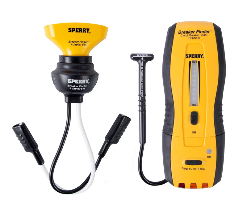 Gardner Bender Sperry Instruments CS61200P Electrical, 120V AC, 60Hz, Includes: CS61200AS Light and Switch, 2 Pc Circuit Breaker Finder and Accessory Kit, As Shown in The Image