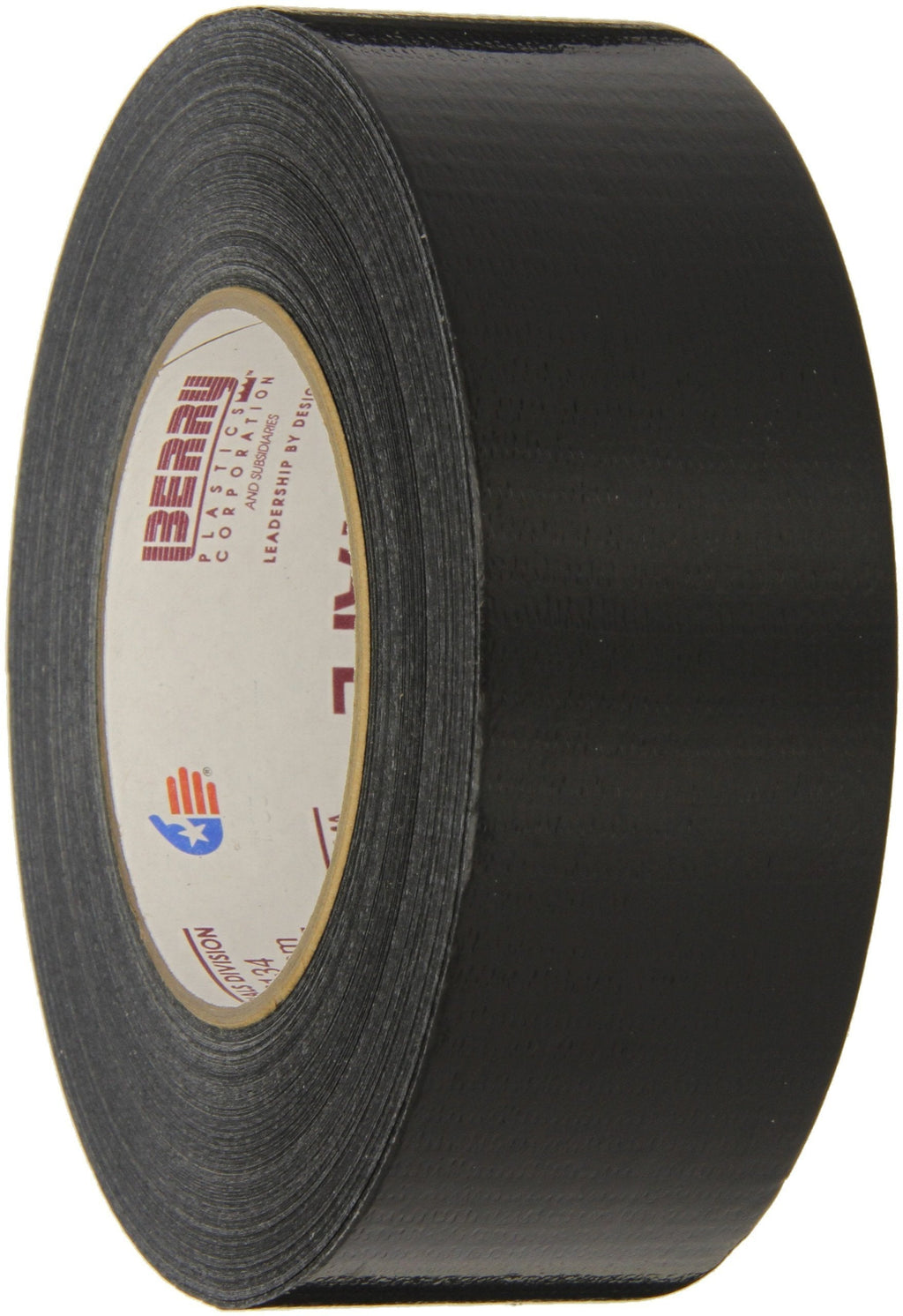 Nashua 2280 Polyethylene Coated Cloth Utility Grade Duct Tape, 8 mil Thick, 55 m Length, 48 mm Width, Black