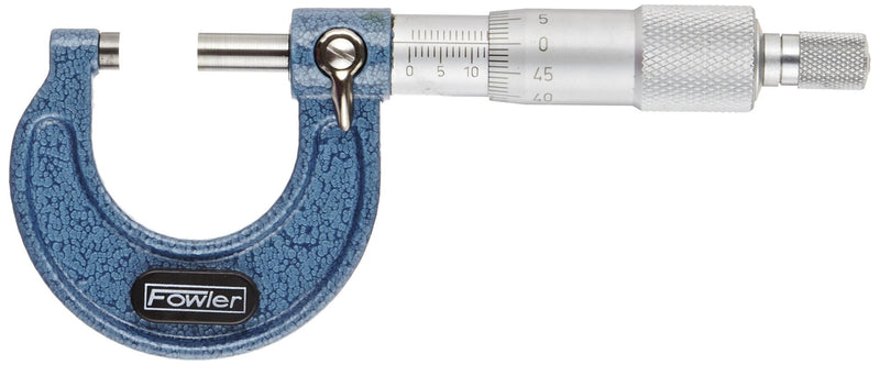 Fowler 52-248-101-0, Outside Metric Micrometer With 0-25MM Measuring Range 0.01mm 0.001mm