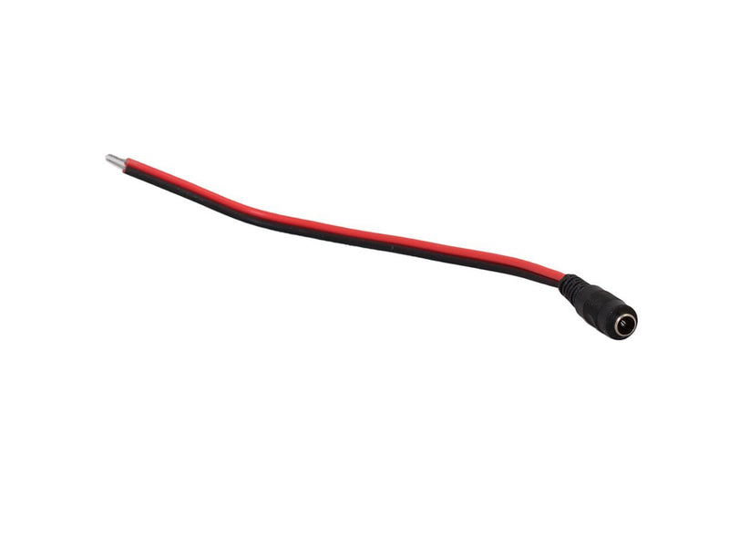 Aposonic A-XPT-F DC Female Power Plug Pigtail Cord (Metallic Silver) Power Plug Pigtail - Female