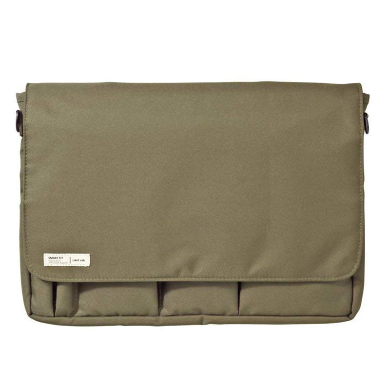LIHIT LAB Carrying Pouch (Laptop Sleeve), 9.4 x 13.4 Inches, Olive (A7577-22) 9.4" x 13.4"