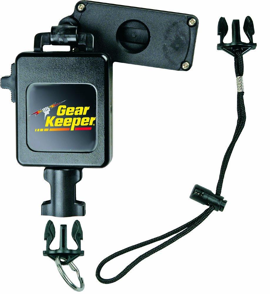 Gear Keeper RT3-7636 Retractable Instrument Tether with Clamp On Multi-Mount Belt Clip, 80 lbs Breaking Strength, 36 oz Force, 19" Extension