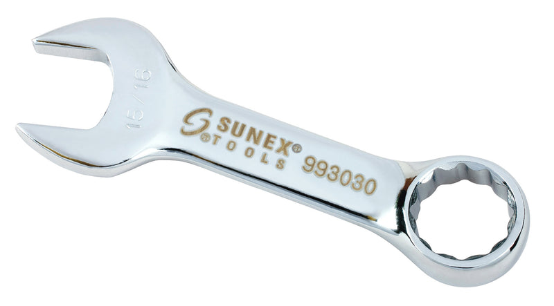 Sunex 993030 15/16-Inch Stubby Combination Wrench