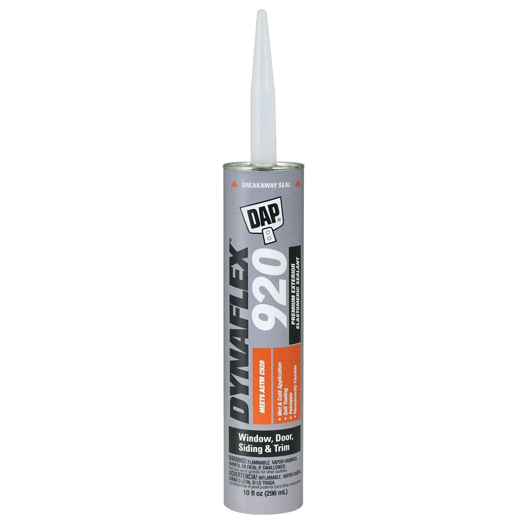 DAP 7079889093 WDS DYNAFLEX 920 White Wt093 Premium Exterior Elastomeric Window Door & Siding Sealant