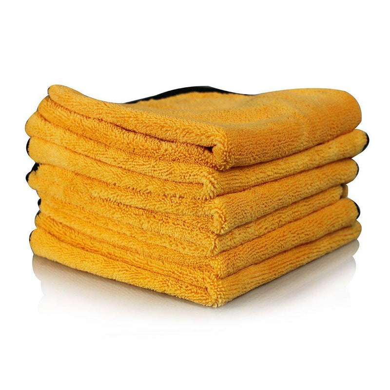 Chemical Guys MIC_507_06 Professional Grade Premium Microfiber Towel, Gold (16 in. x 24 in.) (Pack of 6) 6 pack 24"x16"
