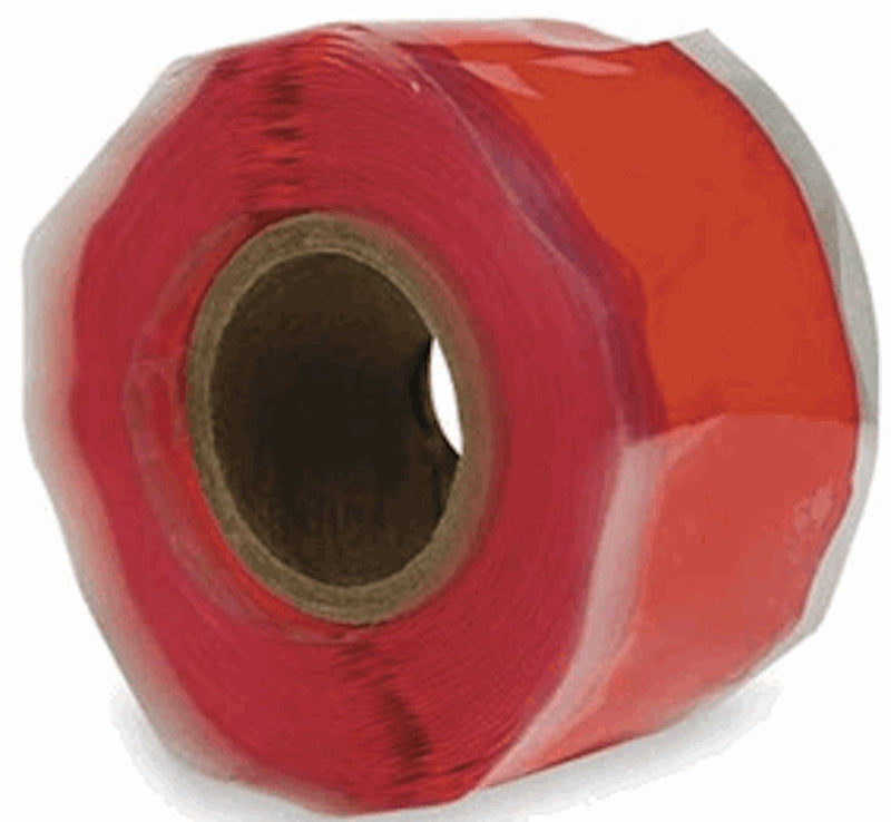 Emergency Repair Tape, Self-Fusing Silicone Tape, 12' x 1", Red 0.020 Inches 1 inches 12 Feet