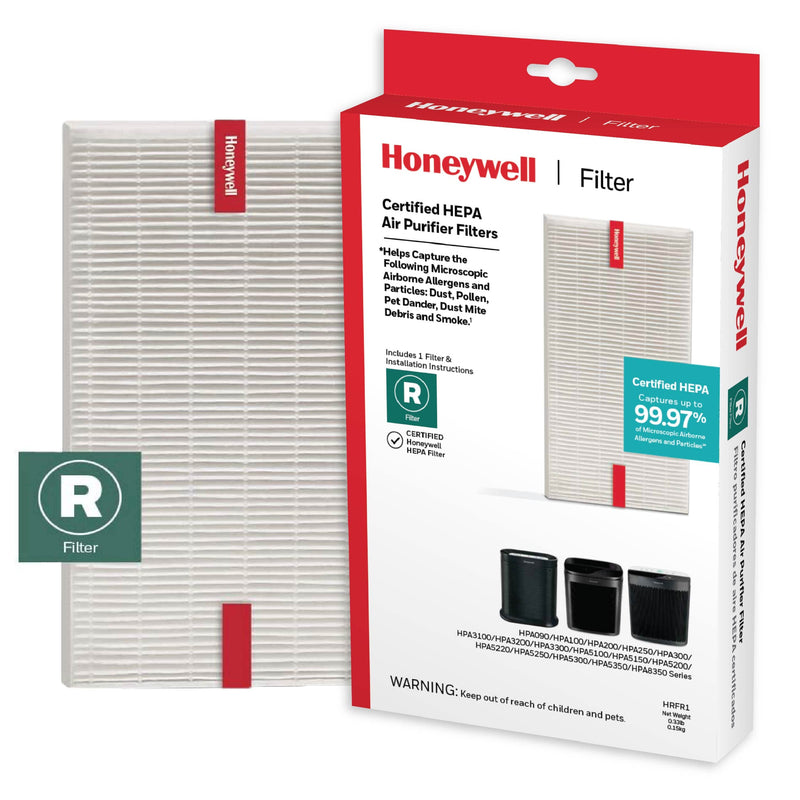 Honeywell HEPA Air Purifier Filter, R, 1-Pack – for HPA 100/200/300 and 5000 Series 1 Pack