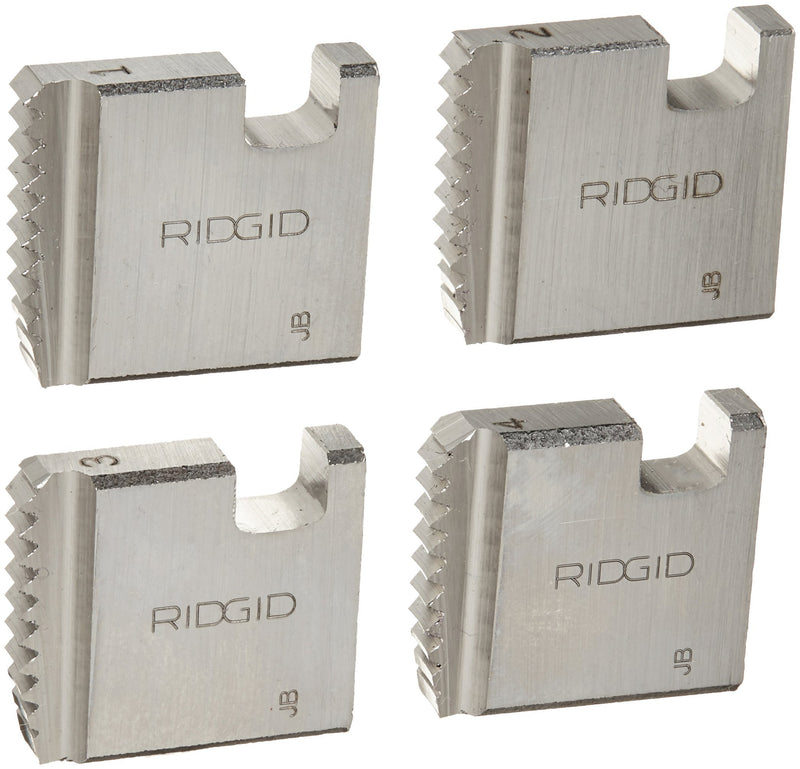 RIDGID 37835 Manual Threader Pipe Dies, Right-Handed Alloy NPT Pipe Dies with Nominal Pipe Size of 1-Inch for Ratchet Threaders or 3-Way Pipe Threaders