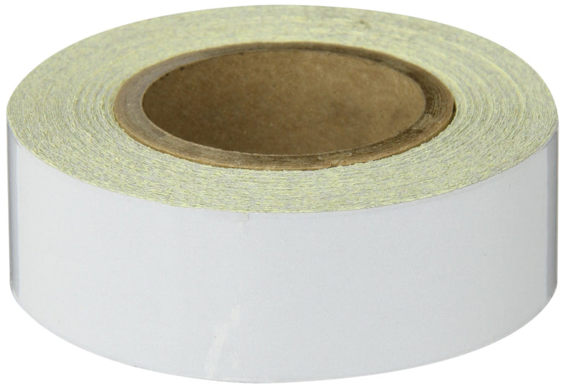 Mutual 17786 Engineering Grade Retro Reflective Adhesive Tape, 10 yds Length x 1" Width, White