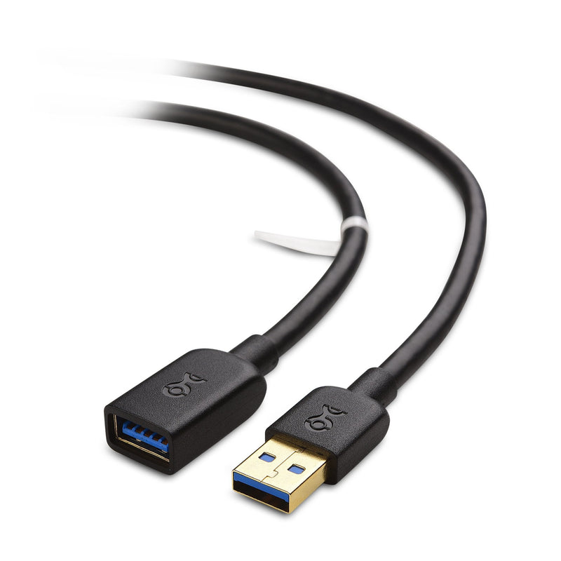 Cable Matters Long USB to USB Extension Cable (USB 3.0 Extension Cable) in Black 10 ft for Oculus Rift, HTC Vive, Playstation VR Headset and More 10 Feet 1