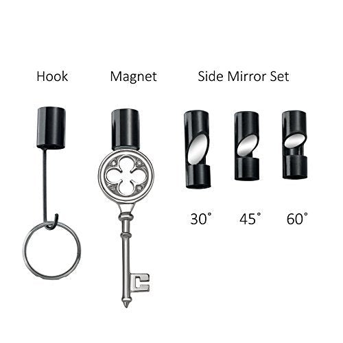Supereyes Hook Magnet Side View Mirror Set for Borescope Endoscope N005 N013J N015 series