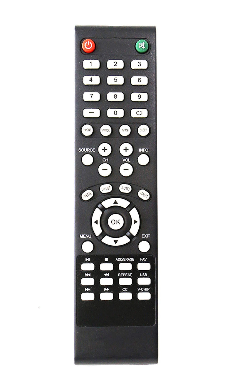 New ELEMENT TV Remote for ELCFW326 ELCFW327 ELCFW328 ELCFW329 ELDFW406 ELDFW407 ELDFT404 ELDFW322 ELDFW374 ELDFW464 ELGFT554 LC-26G77A LC-46G91 LC-32G85 LC-60G77A LE-28GA2 LE-39GJ01 LE-19GAK LE-24GAK LE-24GBR-B LC-40GL12 LE-32GB5 LC-39GJ11 LE-50G77C LC...
