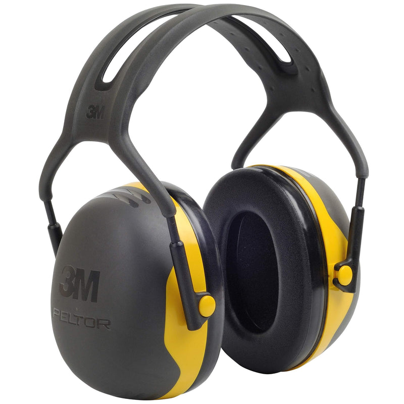 3M Peltor X2A Over-the-Head Ear Muffs, Noise Protection, NRR 24 dB, Construction, Manufacturing, Maintenance, Automotive, Woodworking Yellow