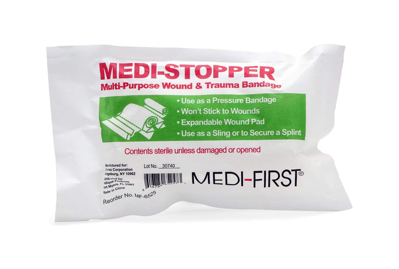 Medique Products 64101 Blood Stopper Compress, 5-Inch X 9-Inch, 1-Pack, white