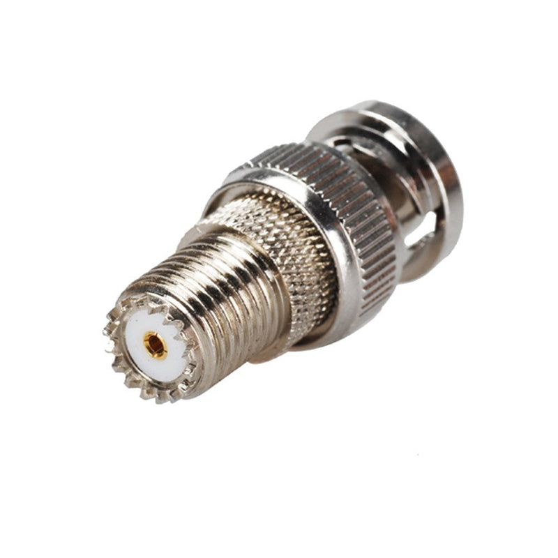 DHT Electronics RF coaxial coax adapter BNC male to MINI-UHF female connector