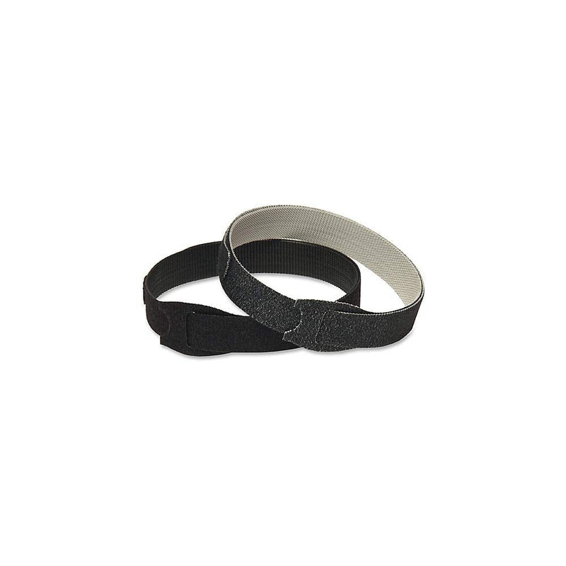 Reusable Self-Gripping Cable Ties 1/2 x 15 inches Black/Gray 30 Ties/Pack