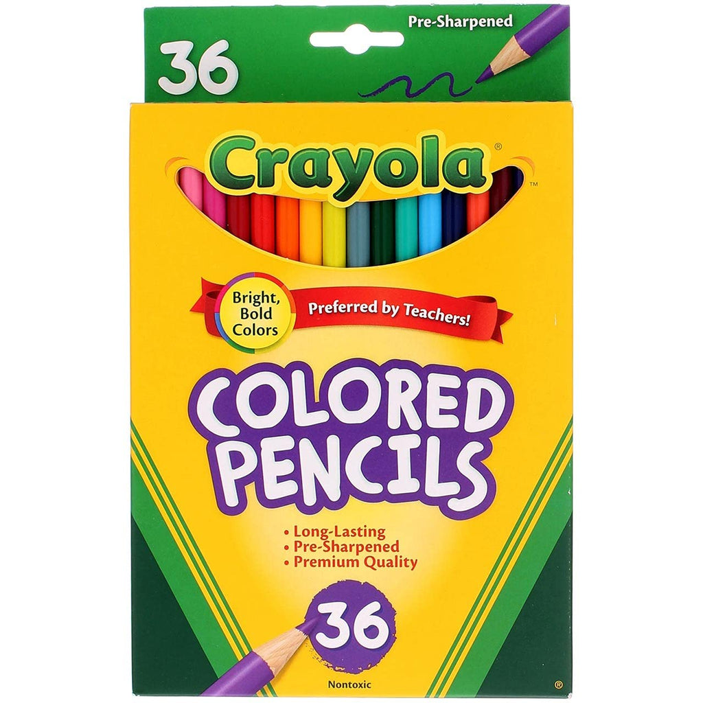 Crayola Colored Pencils Long 36 in a Pack (Pack of 3) 108 Pencils Total