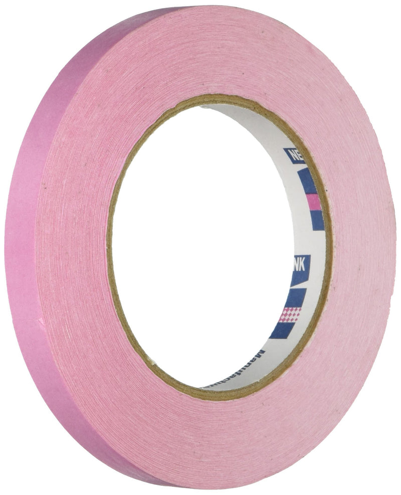 Nev's Ink TC-050-Rose Label Tape, 1/2" Width, 2160" Length, Rose Color (Case of 6)