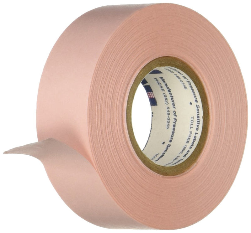 Nev's Ink TC-75-Pink Label Tape, 3/4" Width, 500" Length, Pink Color (Case of 16)