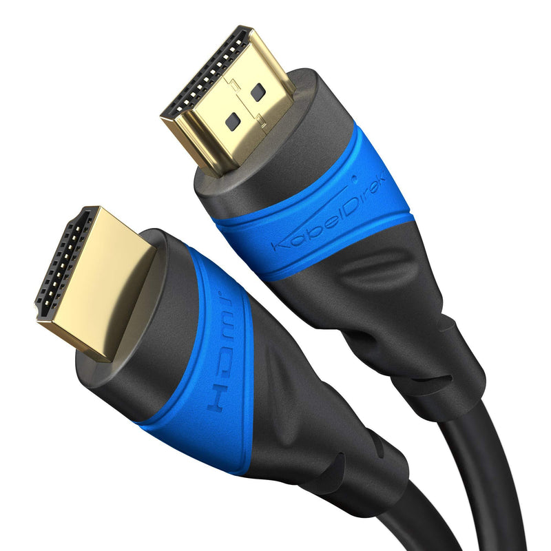 KabelDirekt – 20ft HDMI cable – 4K & 8K HDMI cord (HDMI to HDMI cable – 8K@60Hz & 4K@120Hz for a stunning Ultra HD experience, High Speed with Ethernet – Blu-ray/PS4/PS5/Xbox Series X/Switch, black) 20 ft
