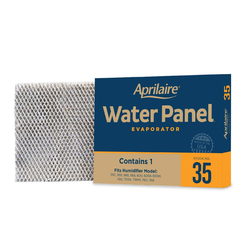 Aprilaire - 35 A1 35 Replacement Water Panel for Whole House Humidifier Models 350, 360, 560, 568, 600, 600A, 600M, 700, 700A, 700M, 760, 768 (Pack of 1) Single Pack (1)