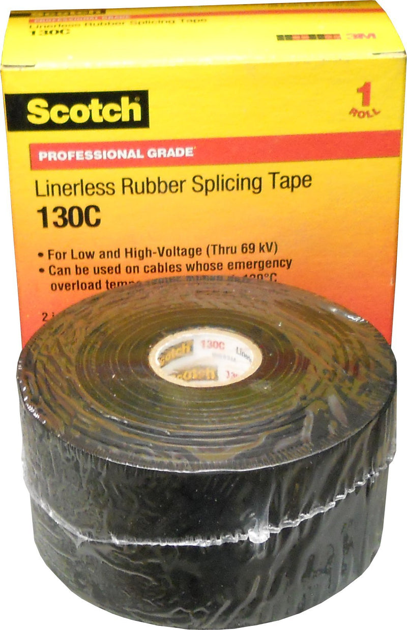 3M 130C (3/4'X30FT) TAPE, SEALING, RUBBER, BLACK 0.75INX30FT