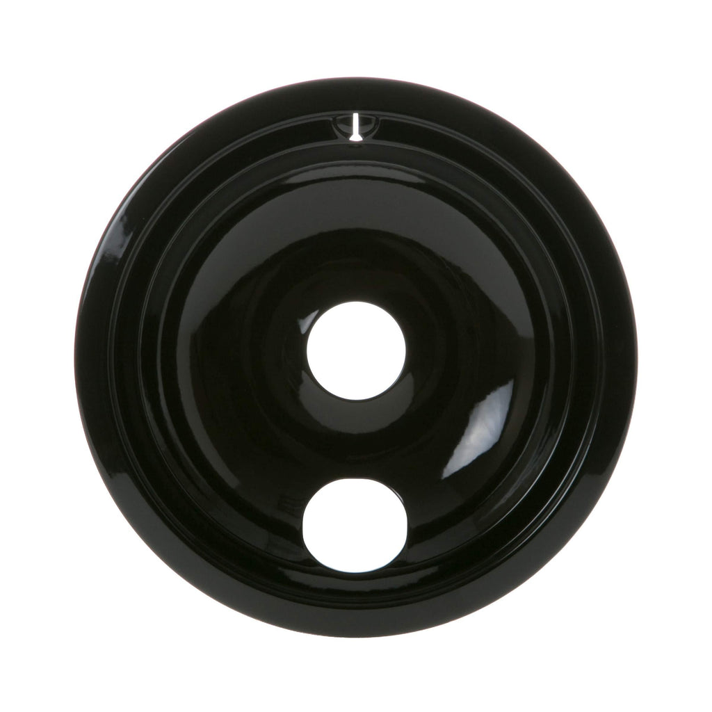 GE WB31T10015 Genuine OEM 8" Porcelain Burner Drip Bowl (Black) for GE Electric Ranges