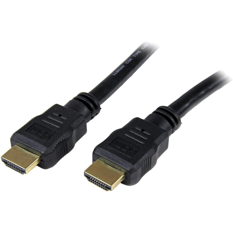 StarTech.com 12ft (3.7m) HDMI Cable - 4K High Speed HDMI Cable with Ethernet - UHD 4K 30Hz Video - HDMI 1.4 Cable - Ultra HD HDMI Monitors, Projectors, TVs & Displays - Black HDMI Cord - M/M (HDMM12) 12 ft / 3.5m