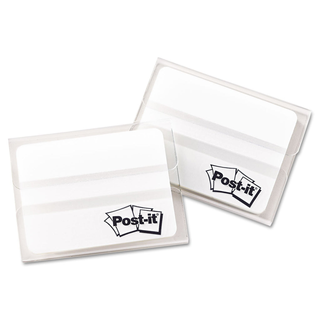 Post-it 686F50WH Durable Filing Tabs, 2-Inch x1-1/2-Inch, 50/PK, Solid White