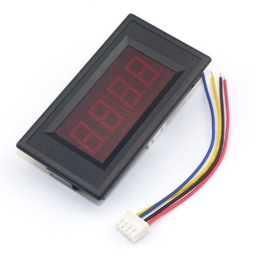DROK® 0.5" +/- 0-2A DC Current Measurement Panel Ammeter Digital Ampere Meter