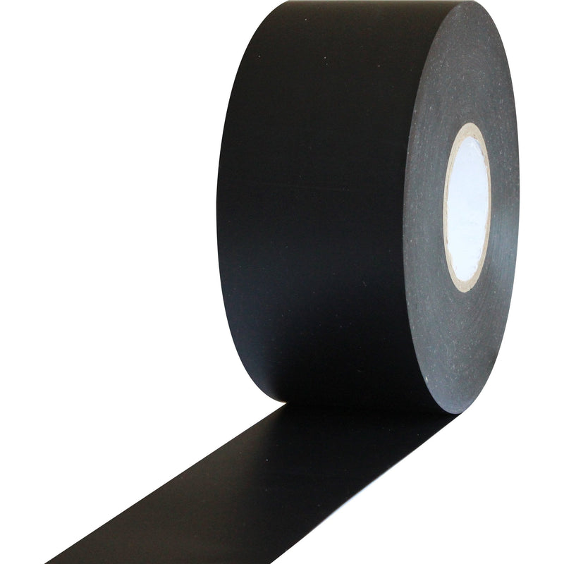 ProTapes Pro 603 Rubber Pipe Wrap Tape with PVC Backing, 10 mil Thick, 100' Length x 2" Width, Black (Pack of 1) 2" Width (1 pack)