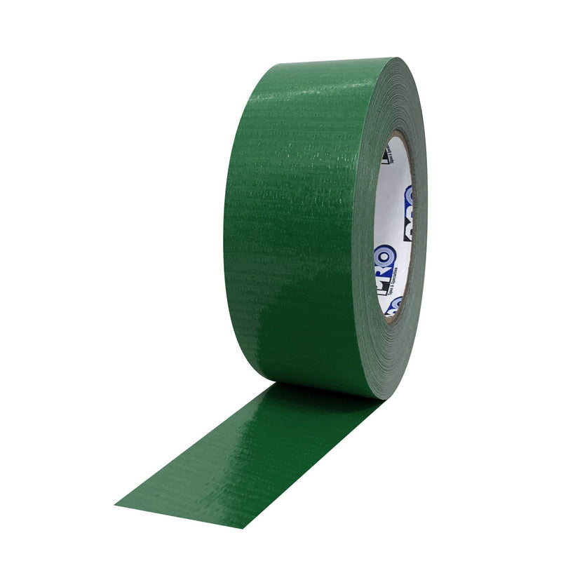 ProTapes Pro Duct 110 PE-Coated Cloth General Purpose Duct Tape, 60 yds Length x 2" Width, Green (Pack of 1) 2" x 60 yds